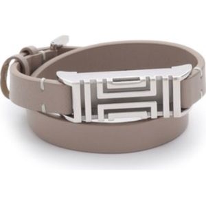Tory Burch Leather Fit Bit Bracelet